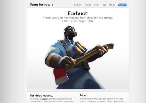 Team Fortress 2 - Раздача наушников до 16ого августа.